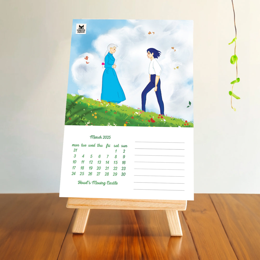 Studio Ghibli Fan Art Calendar 2026