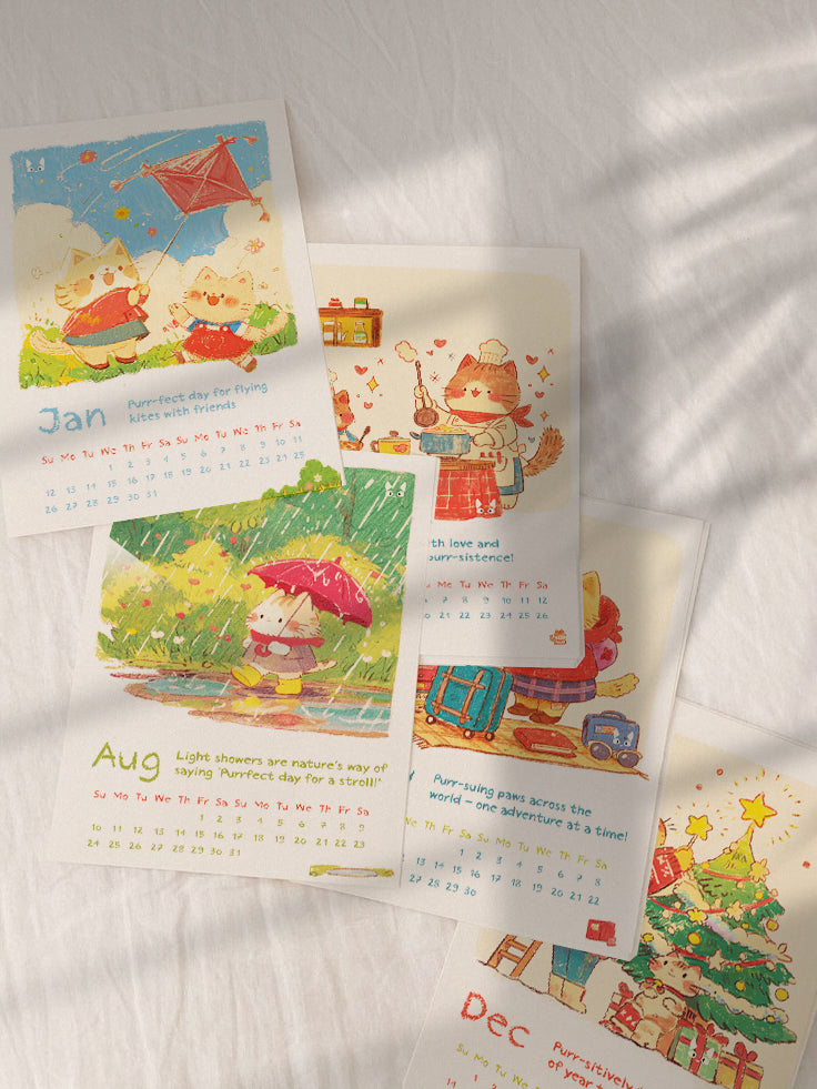 Purr-fect Calendar 2026