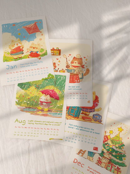 Purr-fect Calendar 2026