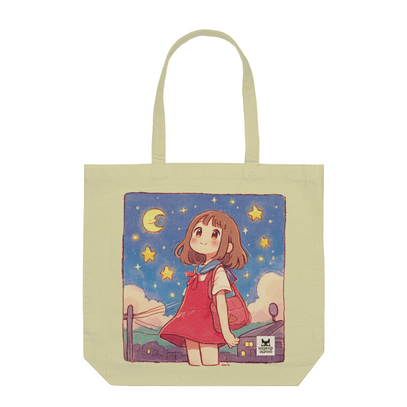 Girl and the Stars - Tote Bag
