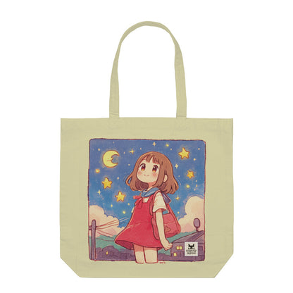 Girl and the Stars - Tote Bag